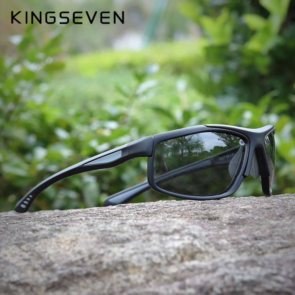 KINGSEVEN 라이딩 선글라스, 편광 스포츠 고글, 자전거 산악 안경, Oculos Gafas 운전 안경, 남녀공용