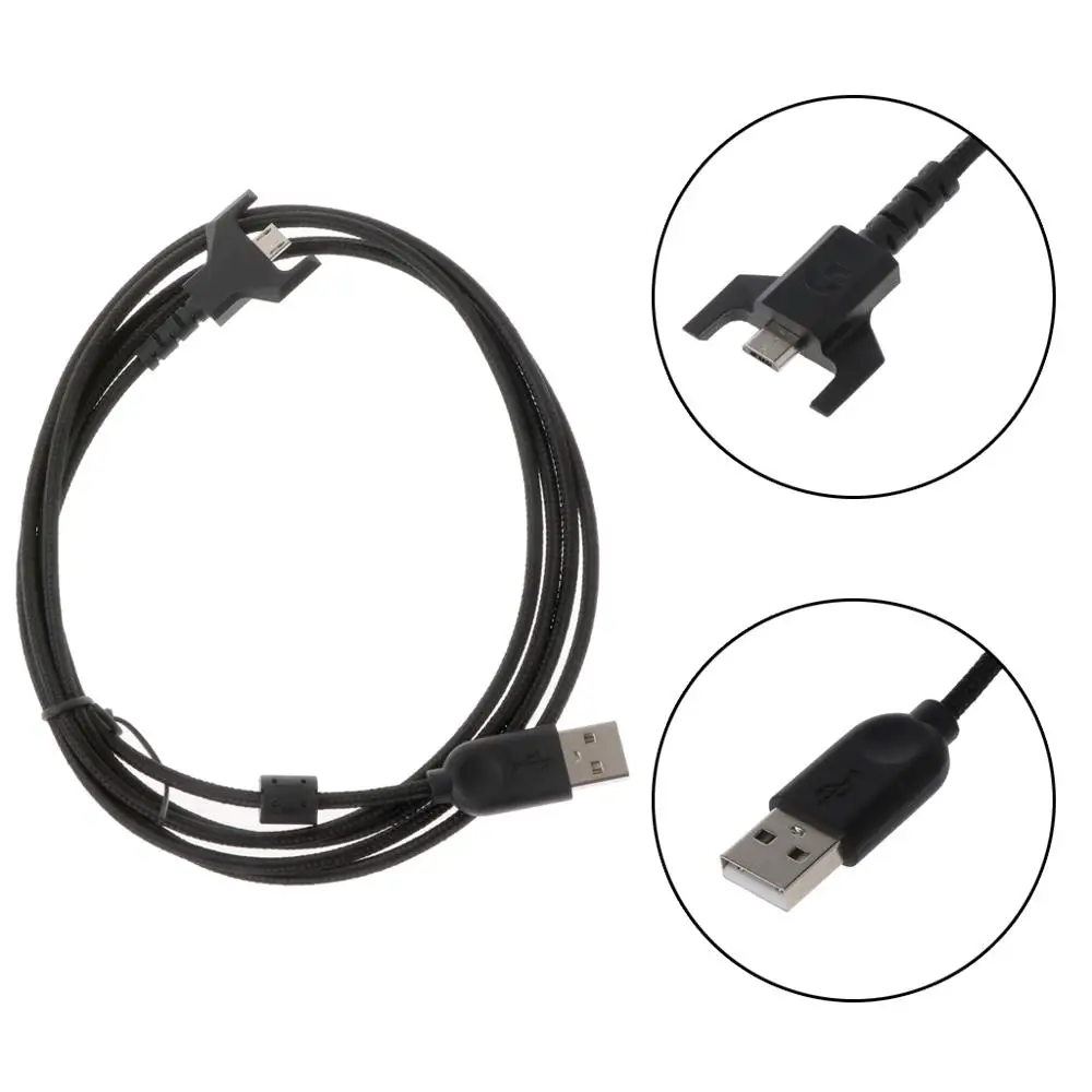 Прочный usb-кабель для зарядки, кабель для мыши, провод для игровой мыши logitech G403 G703 G903 G900 G533 G633 G933, кабель для наушников