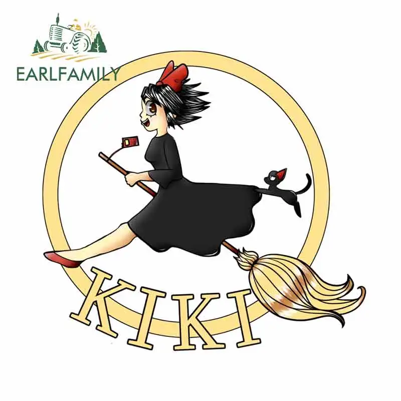 EARLFAMILY 13 см x 12 1 для Kikis служба доставки наклейки на холодильник персональная