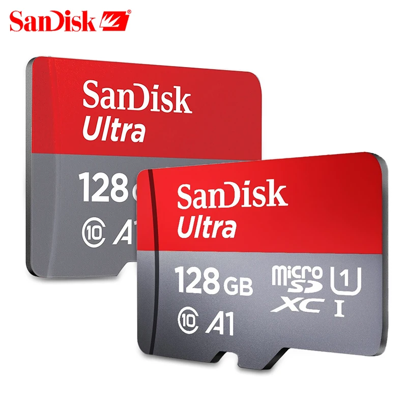 Карта памяти SanDisk, 256 ГБ, 128 ГБ, 64 ГБ, Макс., 98 МБ/с./с, 32 ГБ, Micro sd карта C10, UHS-1, флеш-карта, TF/sd карта для samrtphone и настольного ПК