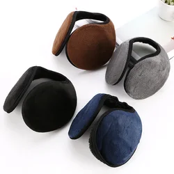 Earmuffs de algodão macio engrossar bandana capa de ouvido de pelúcia muff protetor earflap masculino feminino orelha inverno mais quente vestuário acessórios