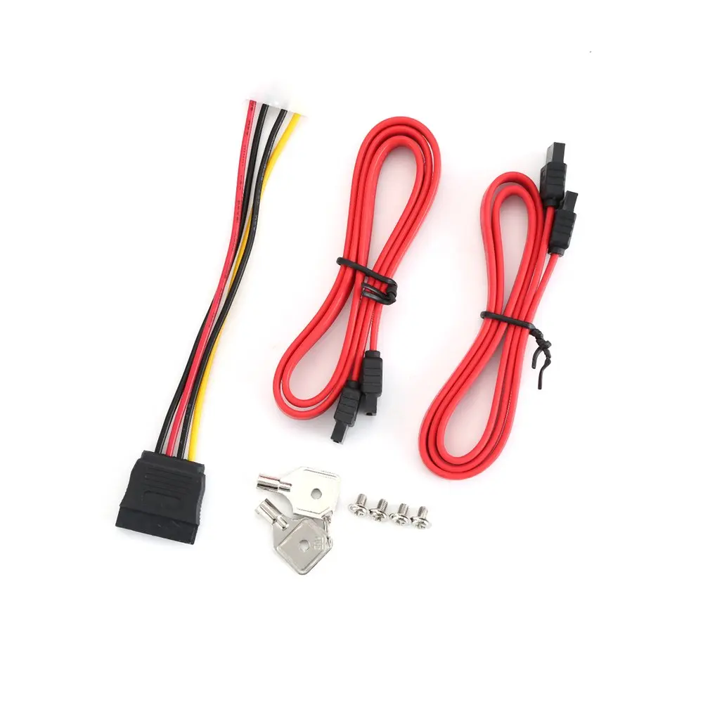 St2524ab алюминиевый 2*2 5 дюйма Sata жесткий диск Корпус флоппи дисковод отсек горячей