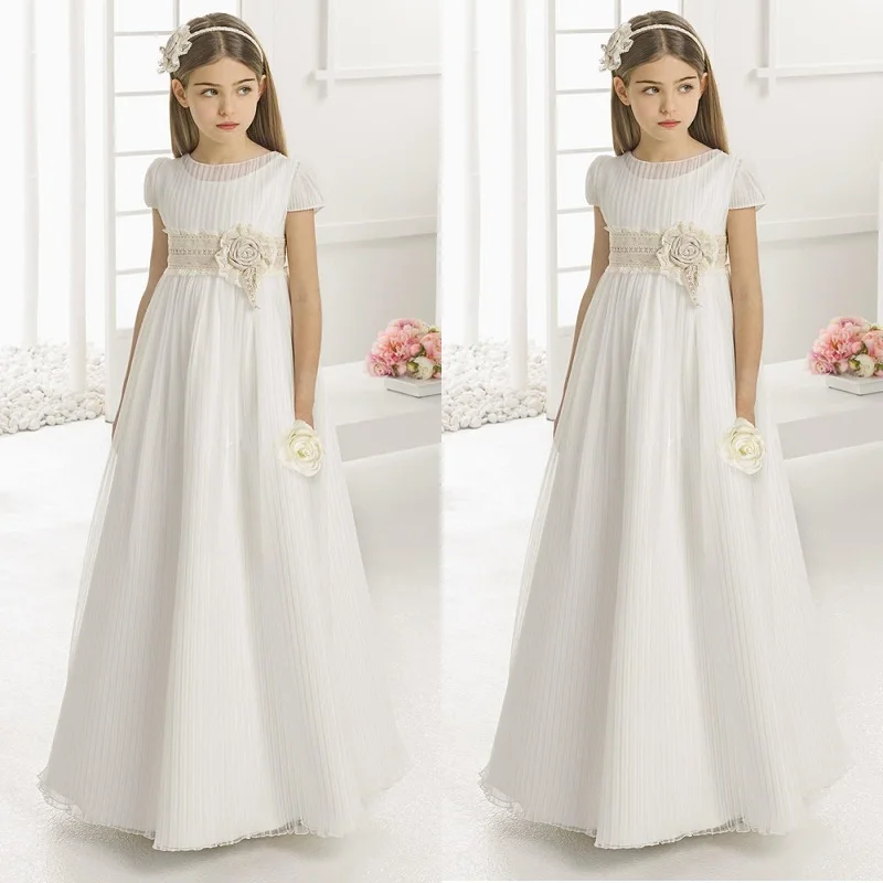 empire waist flower girl dress