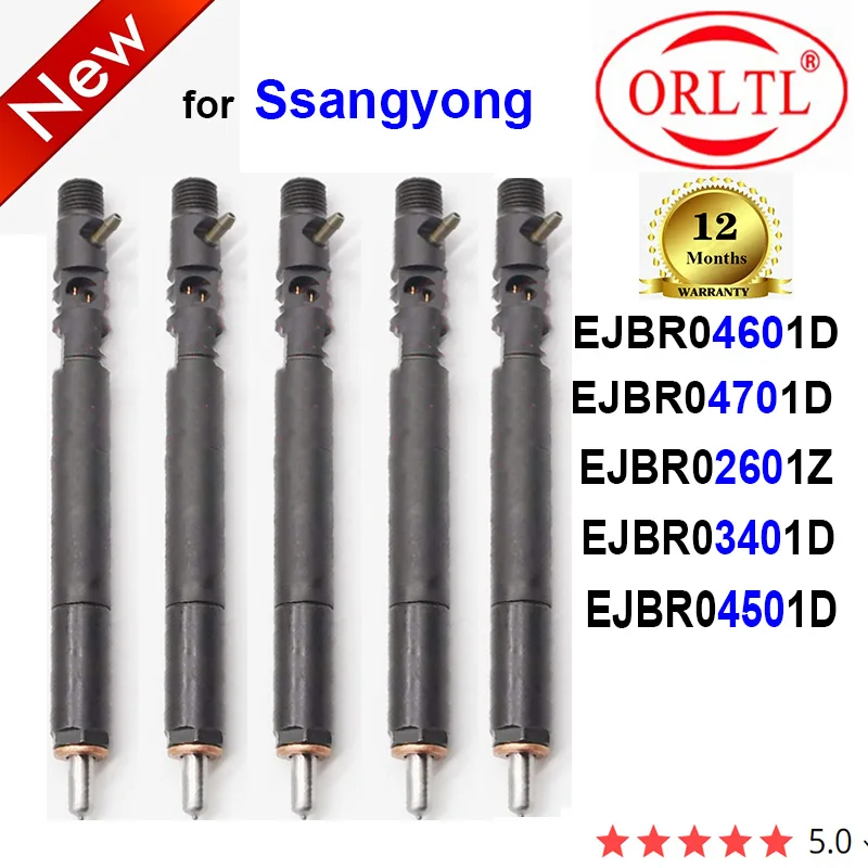 

5 pieces/lot EJBR04501D EJBR03401D Common Rail Injector EJBR04701D EJBR04601D EJBR02601Z For SSANGYONG Actyon Kyron Euro 4/3