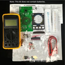 Kit de enseñanza de multímetro Digital DT9205A, kit de producción de piezas de repuesto para entrenamiento de soldadura, bricolaje