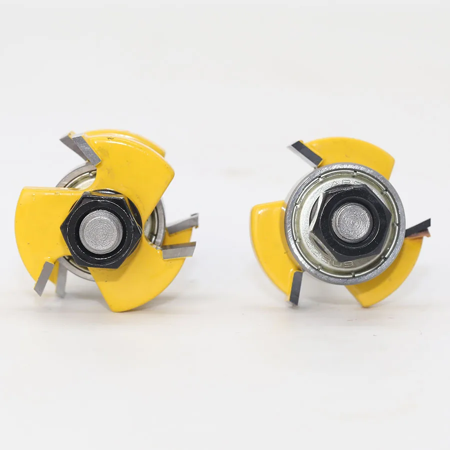 2 Bit Tongue and Groove Router Set Wood Milling Cutter flooring knife 8mm Shank|Фреза| |