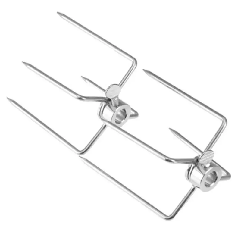 2 шт./компл. барбекю из нержавеющей стали вилки уголь курица гриль мясо вилка