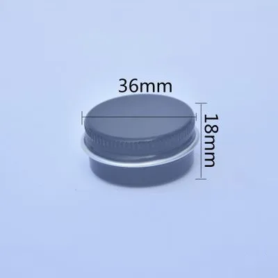 

100pcs Tin box Refillable Containers 10g Aluminum Cosmetic Small Tins Storage Jars Empty Cosmetic Screw Top Sample Containers