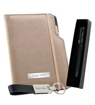 

Isme Custom Metal Roller Pen-Mink Notebook-Keychain