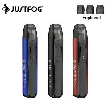 

Original Justfog Minifit Max Pod Kit 650mAh Battery & 1.5ml pod Cartridge fit 1.6ohm coil Electronic Cigarettes Vape Pod