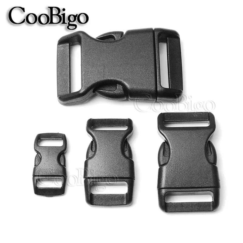 25mm Webbing Strap Plastic Release Buckles Side Quick Clasp Cord Clip Safe Bag