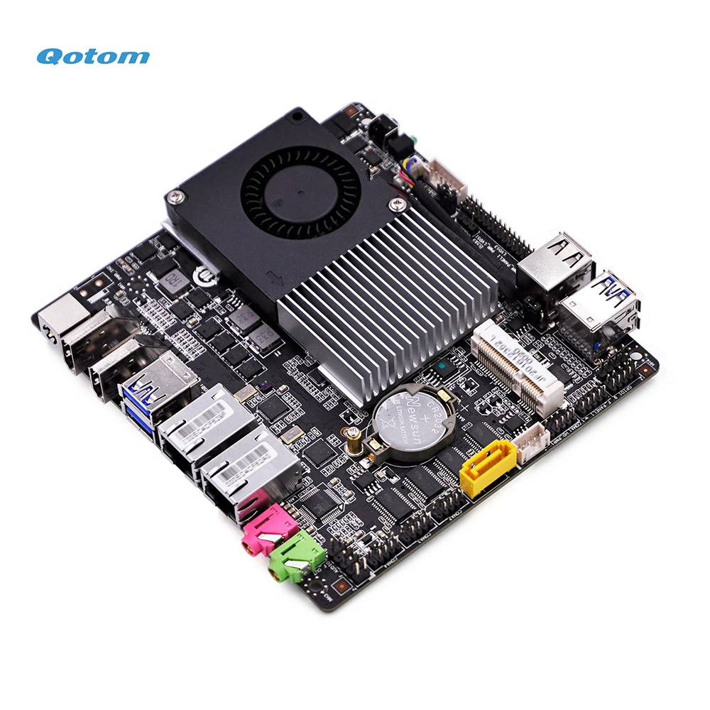 Qotom Mini ITX Motherboard Q4005UG2-H with Core i3-4005U Processor onboard dual LAN Mainboard X86 | Компьютеры и офис