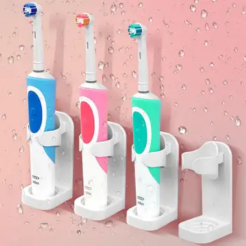 

1PC Fashion Creative Traceless Stand Rack Toothbrush Organizer Electric Toothbrush Wall-Mounted Holder Space Saving Oral b Stand