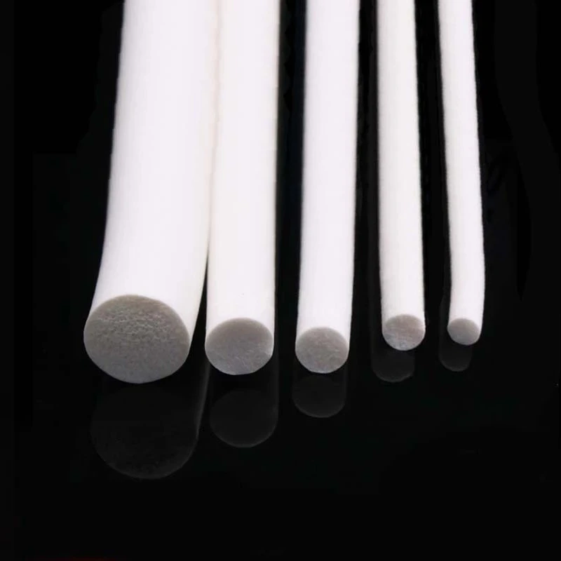 Tira redonda de de goma de silicona de 10 metros, cordón de esponja de espuma de Ø 1 1,5 2 2,5 3 3,5 4 5 6 7mm, tiras de sellado|Cintas selladoras| - AliExpress