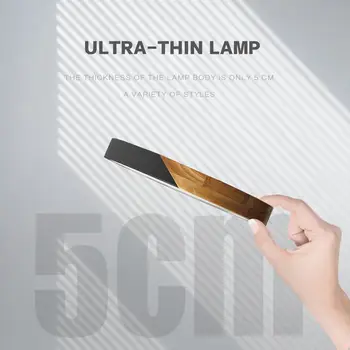 

2020 LED Ceiling Light Modern Nordic Round Lamp Wooden Home Living Room Bedroom Study Surface Mounted Lighting Fixture