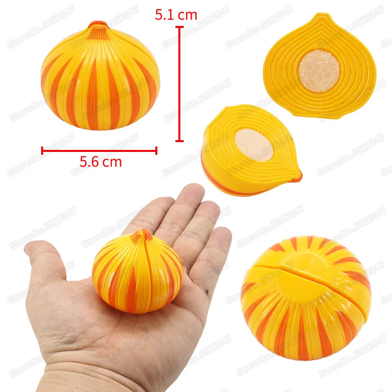 

Mini Onion Girl Character Play Game Kitchen Vegetables Model Set Cutting Safety Suit Diy Children Christmas Gift Educational Toy