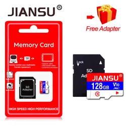Carte mémoire Micro TF de haute qualité, 256 go 16 go 32 go 64 go 128 go, Mini cartes SD Flash TF de classe 10 pour Smartphone et ordinateur portable 