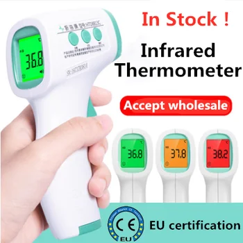 

10PCS Non-Contact Infrared Human Thermometer Home Hand-Held Digital Thermometer Temperature Measurement Meter Hot Sales