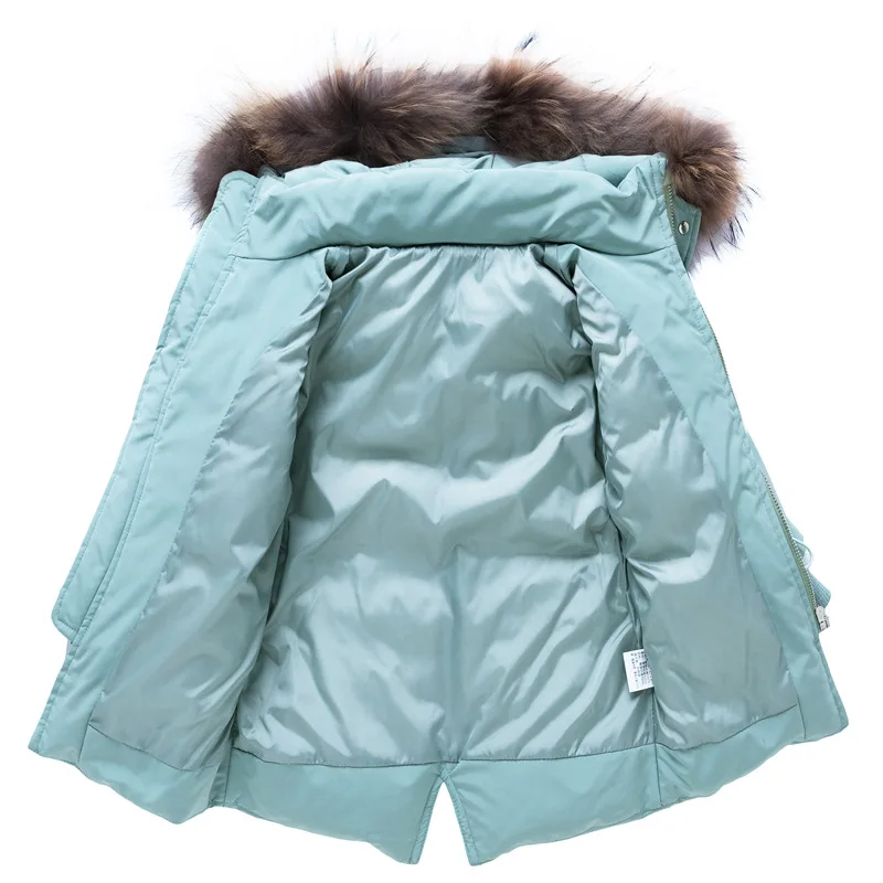 Новые зимние комплекты одежды для детей теплая парка для девочек пуховая куртка для маленьких девочек Детская куртка зимняя одежда Детский костюм