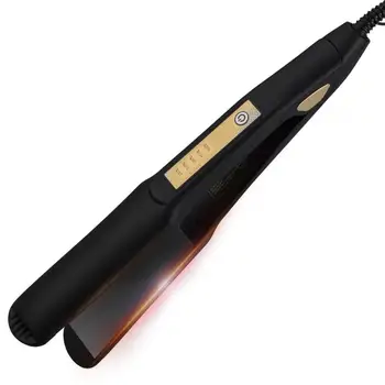 

2 In 1 Hair Straightener Five-gear Temperature Adjustment Ceramic Titanium Ionic Flat Iron Hair Straightener For Women Hair Care