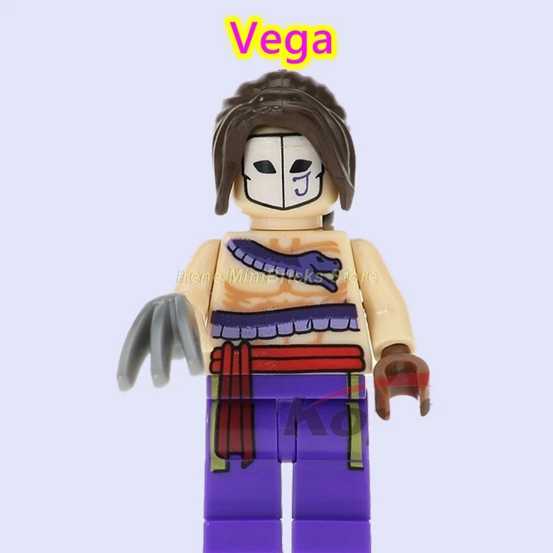 Vega Игра Five Nights at Freddy's Chica Freddy Ryu Bunny Vega Animatronic Dragon Ghast модель строительные блоки игрушки для детей - Цвет: Vega