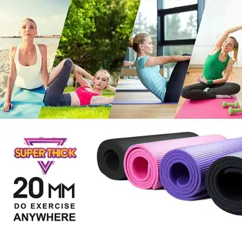 

Universal 183 * 61cm Home Body Line Outdoor Fitness Mat Yoga Mat Aerobics Elasticity Non-Slip Mat