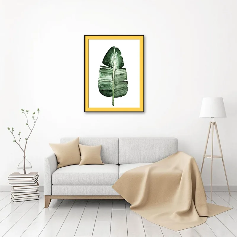 

Frameless Canvas Hanging Painting Computer Airbrush Painting INS Wind Torrid Zone Green Vegetation B- Room Wall Decoration Paint