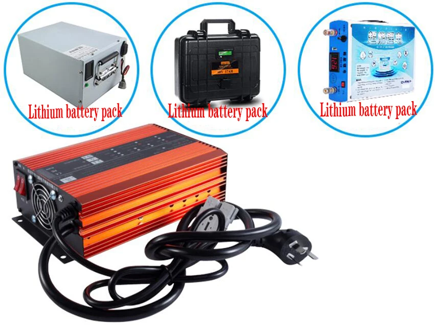5A 25A 12V 리튬 이온 LiFePo4 LFP 배터리 초고속 충전기 110V