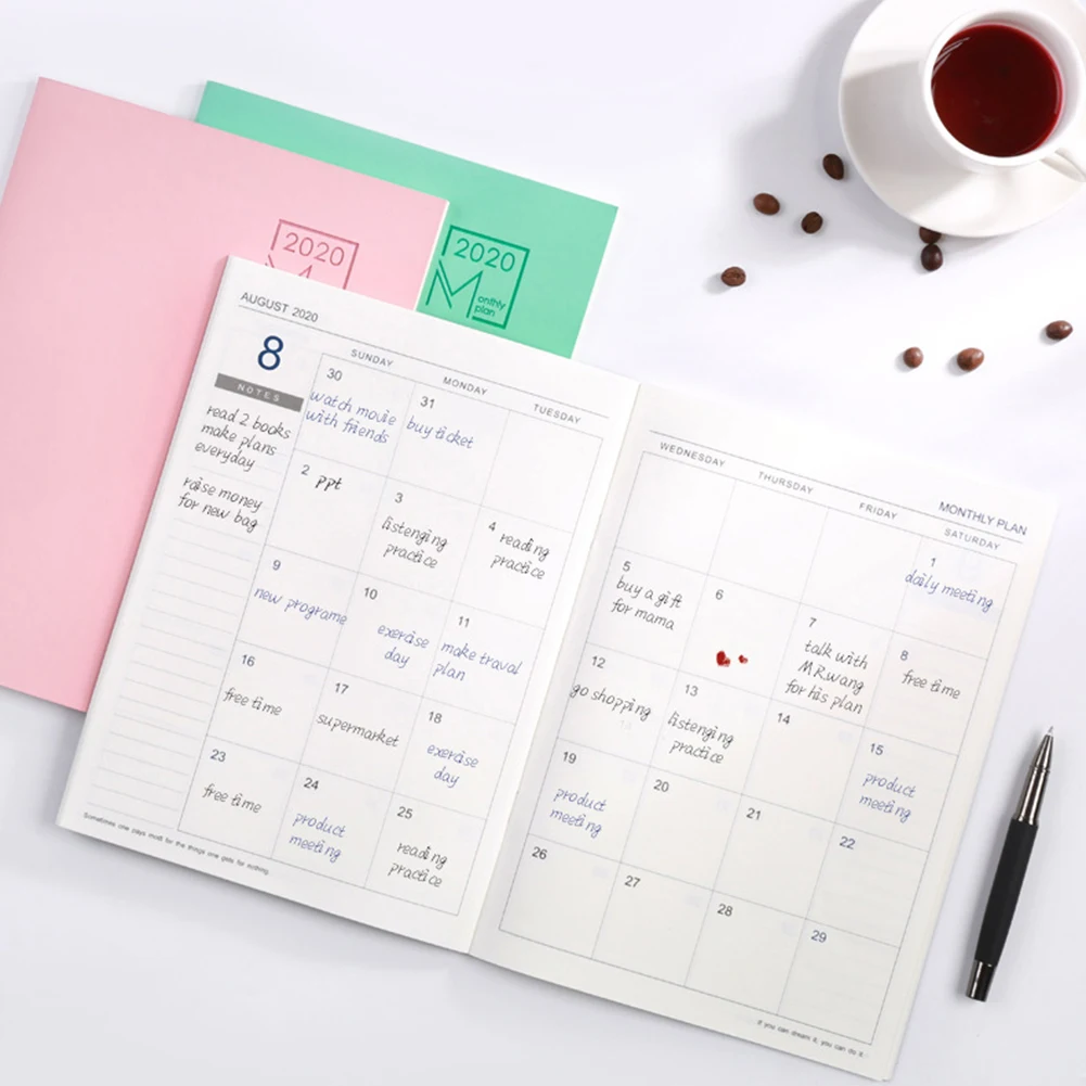 2020 Planner Year B5 Monthly Agenda Notebook Planner Journal Schedule Book Stationery agenda bolsillo 2020 ajanda defter 2020 Planner Year B5 Monthly Agenda Notebook Planner Journal Schedule Book Stationery agenda bolsillo 2020 ajanda defter