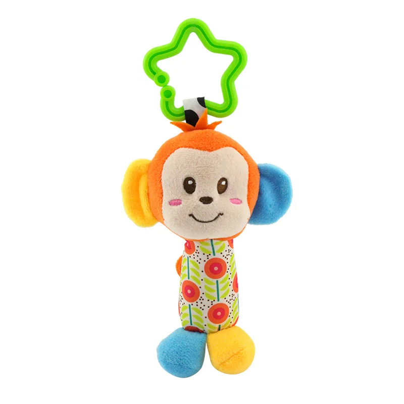 Crianças do Bebê Brinquedos dos Desenhos Animal de Pelúcia Carrinho de Criança Brinquedos do Bebê Bonito Boneca Animados Coisas Sino Mão Recém-nascido Pendurado Chocalhos Infantil Presentes 8 Brinquedos e hobbies