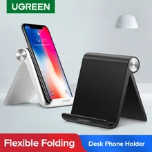 Soporte de soporte para teléfono móvil plegable Ugreen para iPhone X Tablet Samsung S10 soporte ajustable para teléfono intelige(China)