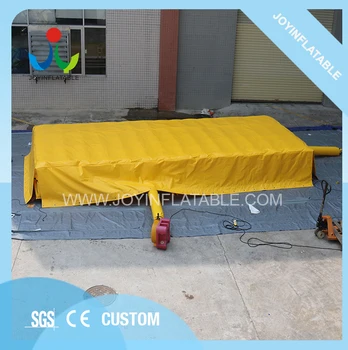 Buy 7 X 3.5 X 0.8M Outdoor Inflatable Jumping Trampoline Stunt Airbag With Air Blower For Freestyle Activity