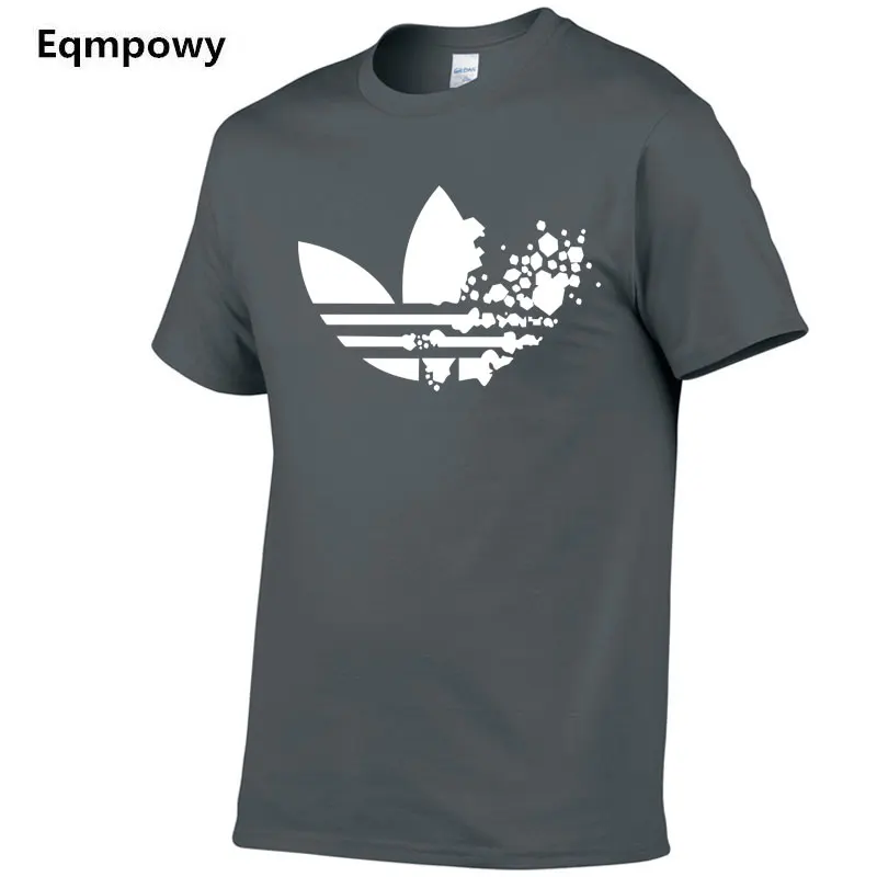 

Newest 2019 Summer Men T-Shirt Fashion Brand ADI Print Cotton T Shirt Men Trend Casual Short Sleeve Tshirt Tops Tee