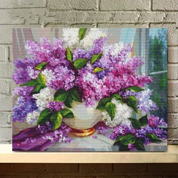 

Flowers 5D DIY Full Round Diamond Painting Crafts Painting Embroidery Picture Craft Cross Stitch Home Decoration Painting