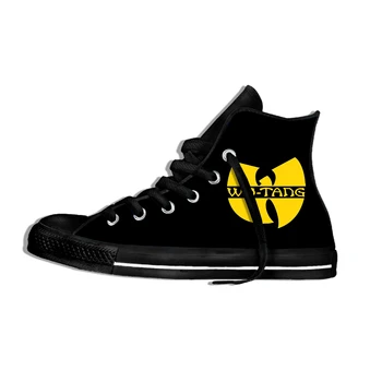 

2019 New Fashion Music Band Wu Tang Breathable Shoes Unisex Walking Comfortable Lightweight High Top Sneakers
