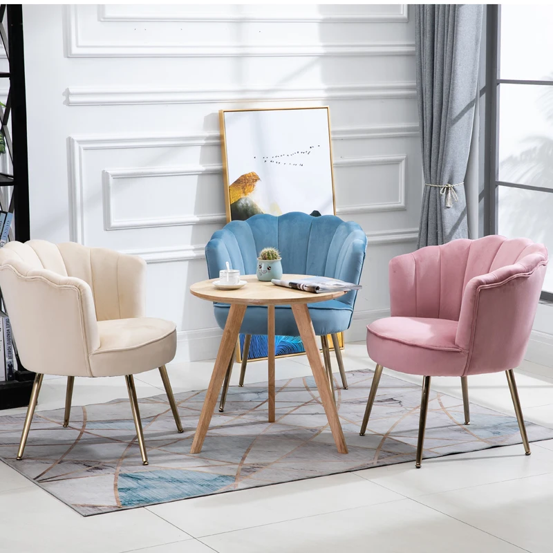 Tanio Nordic Shell fotel lekki tkanina luksusowa pojedyncza Sofa nowoczesny