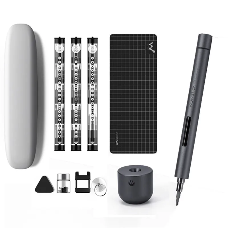 Wowstick Upgraded 1F+ 64 In 1 Electric Screwdriver Cordless Lithium-ion Charge LED S2 Aluminum Alloy Power Screwdriver
