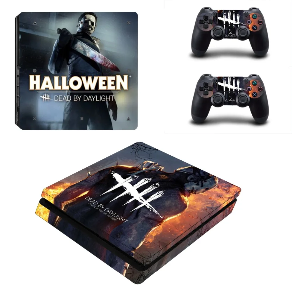 Темно-синий Dead by Daylight PS4 тонкий стикер кожи наклейка для playstation 4 консоль и контроллер PS4 тонкий стикер Скины Виниловые - Цвет: Темно-синий