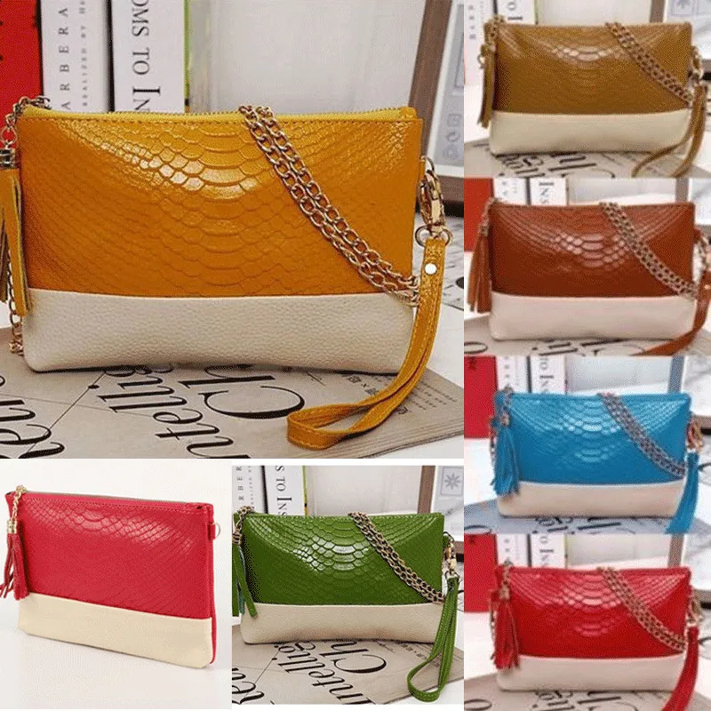 Сумки через плечо для женщин, Сумки из искусственной кожи, модная женская наплечная сумочка на цепочке, маленькая дорожная сумка, сумка-тоут, женская сумка-мессенджер