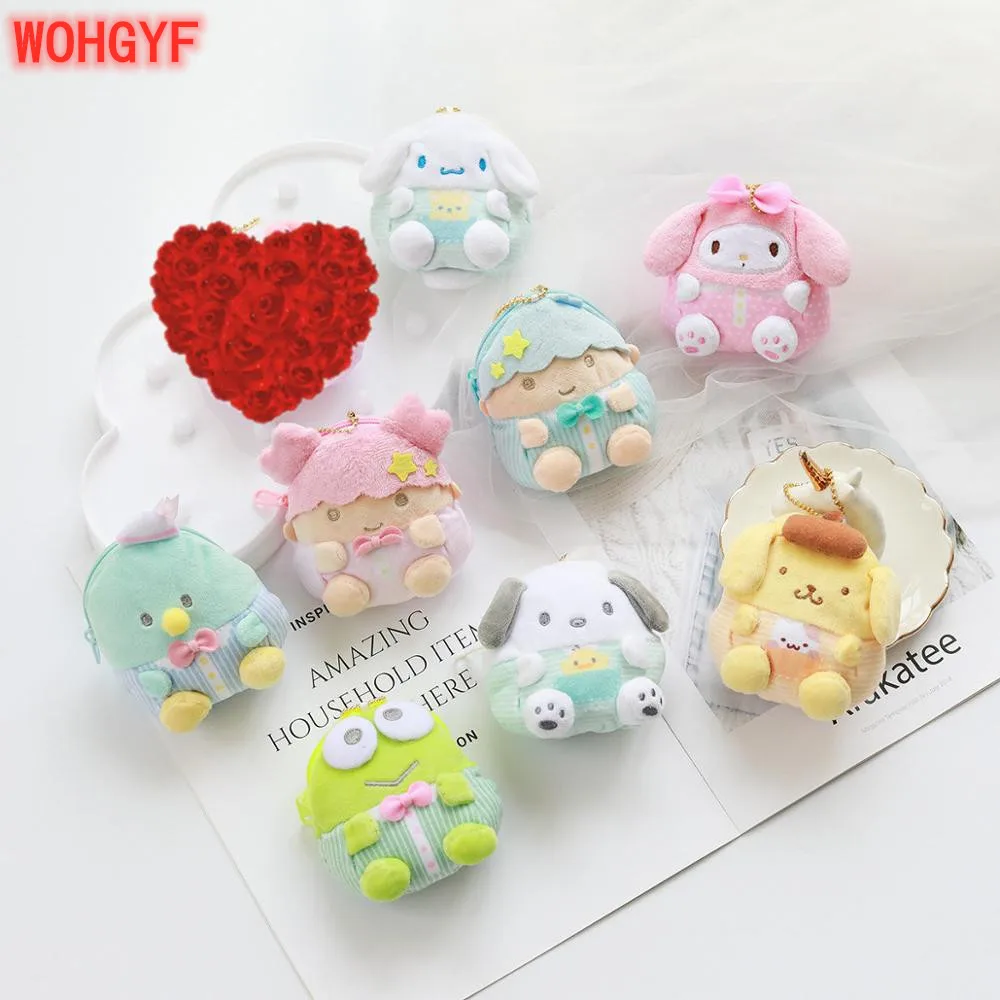 Плюшевый Кошелек для монет PlushToy My Melody Cinnamoroll Dog Little Twin Star милый женский кошелек