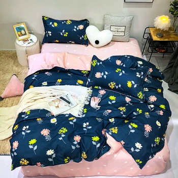 

Duvet Cover Set Bed Linens Pillowcase 3/4pcs Bedding Set Comforter Quilt Blanket Case Twin Queen King Double Single