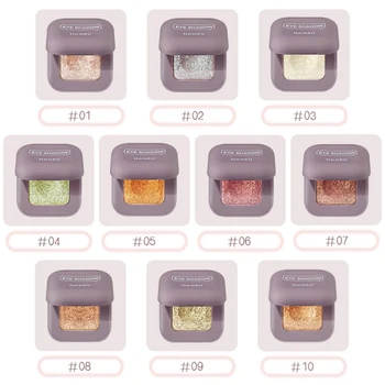 

Hotsale Lasting Shimmer Glitter Eye Shadow Palette Polarize Shine Single Eyeshadow Sparkling Pigment Powder Cosmetics