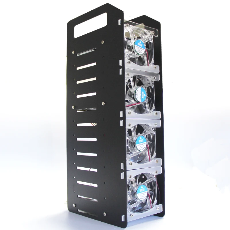 Aluminum alloy hard disk rack 3.5 heat dissipation bracket HDD multi-layer mechanical HDD expansion rack for mining