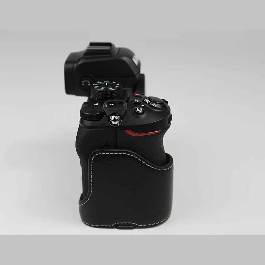 Чехол для камеры из натуральной яловой кожи Nikon Z50 защитный чехол с отверстием
