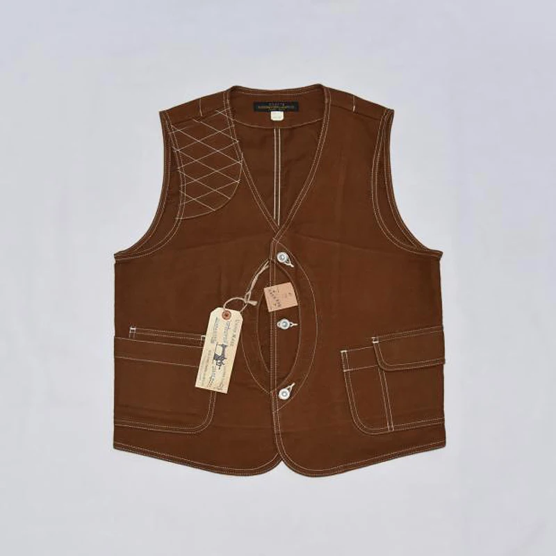 Bob Dong Cotton Twill Hunting Waistcoat 