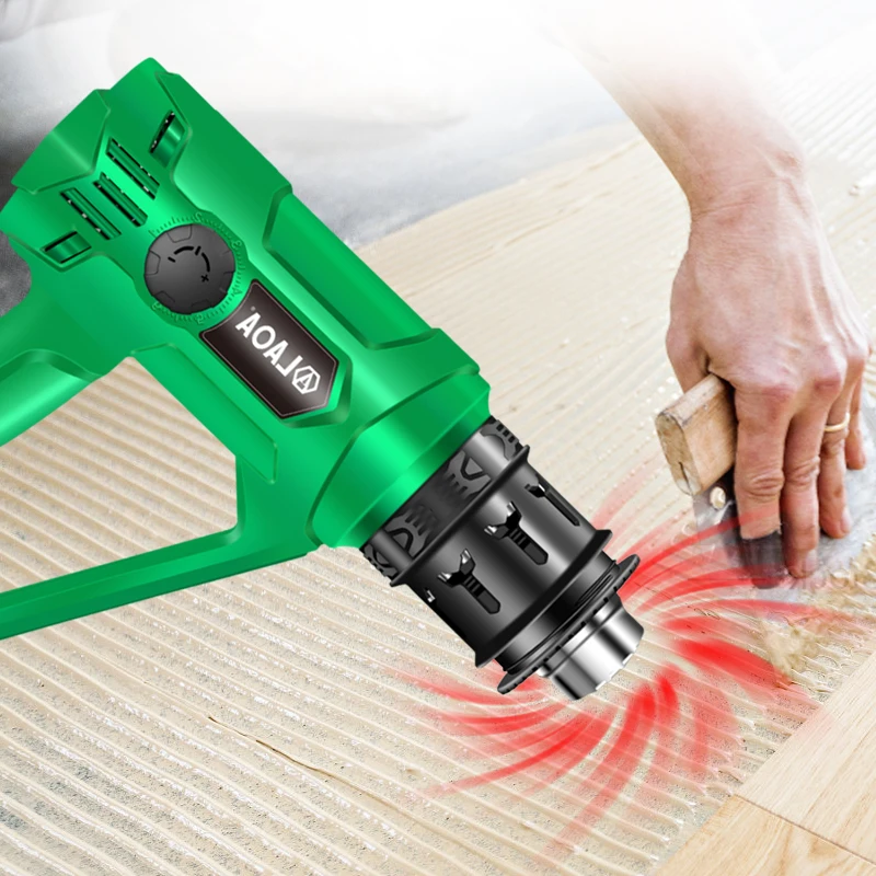 LAOA Heat Gun 2000W 2 Constant Temperatures Variable Industrial Electric Hot Air Gun for Heat Pipe and Car film