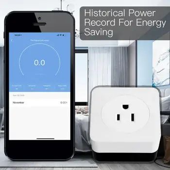 

Voice Control WiFi 100-240V Plug Intelligent Socket Used for Home Smart Intelligent Convenient Supply