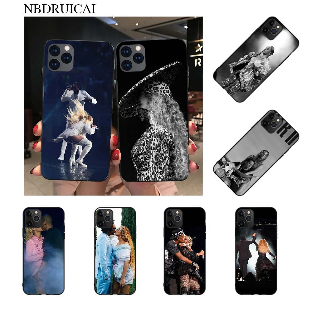 NBDRUICAI Beyonce Jay Z OTR II Мягкий Силиконовый ТПУ чехол для телефона iPhone 11 pro XS MAX 8 7 6 6S Plus X 5S