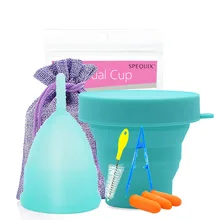 

SPEQUIX Medical Grade Silicone Menstrual Cup for Women Feminine Hygiene Cup Health Care 20ml/25ml