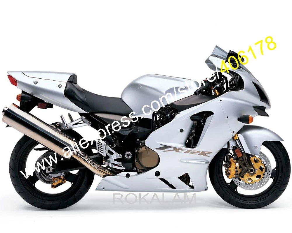 Parts ZX-12R 02-06 ZX 12R 2002 2003 2004 2005 2006 For Kawasaki Ninja ZX12R  ABS Cowling Motorcycle Fairing (Injection Molding)